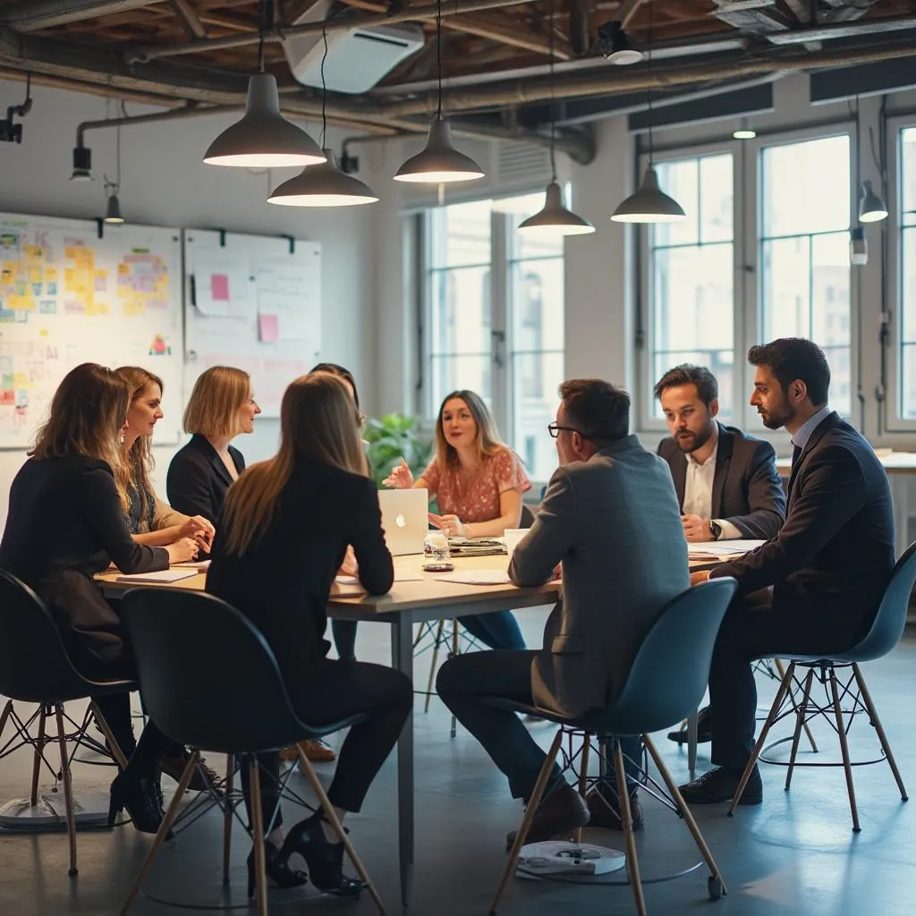 Team collaboration session