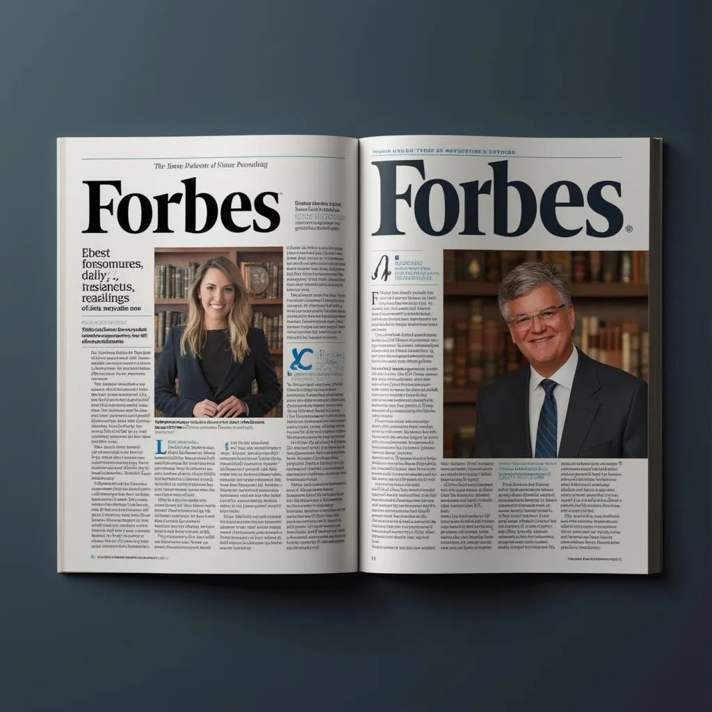 Forbes magazine featuring our case study