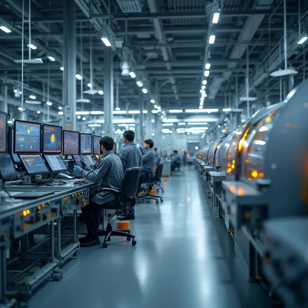 Manufacturing facility with modernized production line